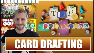 How to design a DRAFTING board game or card game Top 10 Mechanisms [upl. by Esille]