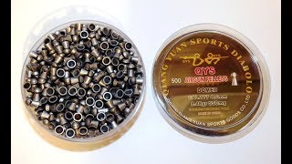 Assessing the Chinese 177 QYS Diabolo pellet [upl. by Einnob994]