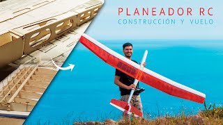 Construcción y vuelo de planeador de madera balsa  Riser 100  Aeromodelismo [upl. by Lanuk]