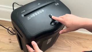 Fellowes Powershred 11C Cross Cut Shredder 11 Sheet Capacity  product review [upl. by Addie614]