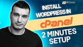 How To Install WordPress In cPanel 2024  Softaculous Method [upl. by Maurilia]