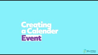 Creating a Calendar Event [upl. by Yuzik]