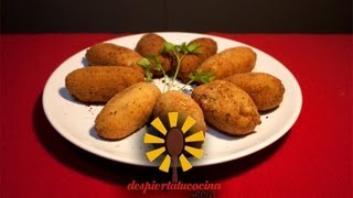 Cómo preparar Croquetas de Roquefort y Cebolla [upl. by Attennod]