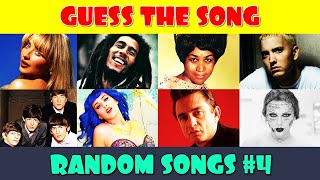 Guess the 50 Random Songs Part 4  Music Quiz [upl. by Howlyn]