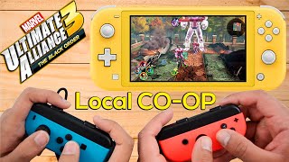 Marvel Ultimate Alliance 3 COOP Gameplay on Nintendo Switch Lite [upl. by Pomeroy]