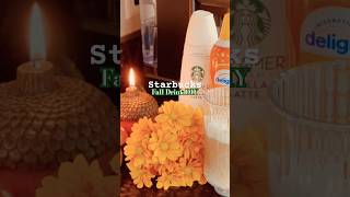 Starbucks Fall Drink DIY 🍂🍁fall autumn starbucks [upl. by Aihsas]