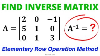 Learn to Find the Inverse of a 3x3 Matrix  StepbyStep Tutorial [upl. by Neerroc]