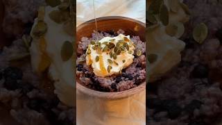 My favorite breakfast as an intuitive eater blueberry lemon oatmeal recipe [upl. by Bergren]