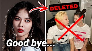 HyunA Deletes All Photos Of ExBoyfriend DAWN From Instagram DAWN also deleted 1000 posts [upl. by Aicad]