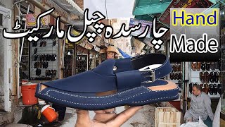 Mens Charsadda Chappal market  Norozi Chappal l Kaptaan Chappal zardari chappal  New Design 2022 [upl. by Milon66]