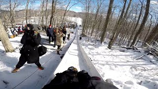 National Toboggan Championships in Camden Maine [upl. by Elyod332]