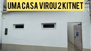 Como ficou a casa que dividi em duas kitnetno final do video tem como era antes [upl. by Filmer]