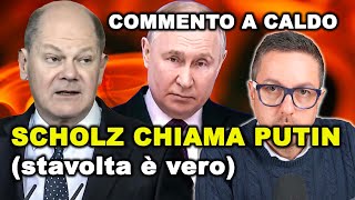 SCHOLZ CHIAMA PUTIN  importante primo passo per la riapertura di un dialogo EuropaRussia [upl. by Bertrand]