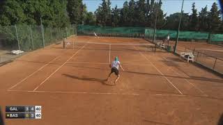 DAVIDE GALOPPINI V ANDREA BASSO  M25 SANTA MARGHERITA DI PULA last points [upl. by Carothers]