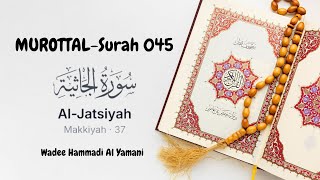 MUROTTAL Surah 045 AlJatsiyah Wadee Hammadi Al Yamani [upl. by Akinahc]