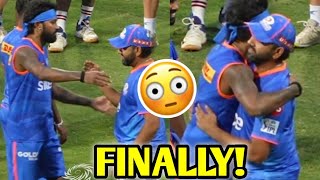 FINALLY Hardik Pandya with Rohit SharmaFirst Reaction 😳 MI IPL 2024 Rohit amp Hardik Cricket News [upl. by Sykes]