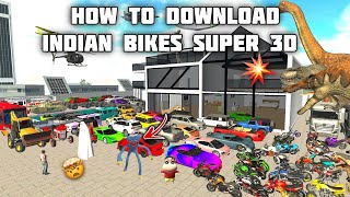 HOW TO DOWNLOAD INDIAN BIKES SUPER 3D IN TAMIL  INDIAN BIKES SUPER 3D DOWNLOAD TUTORIAL [upl. by Debbi296]