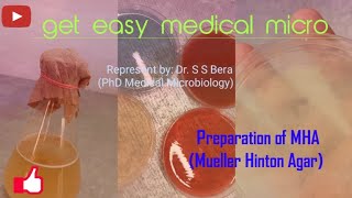 Preparation of Mueller Hinton AgarGetEasyMedicalMicro [upl. by Evie]