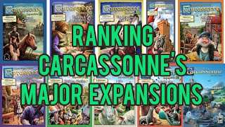 Carcassonne Ranking  Major Expansions  Carcassonne Expansionist [upl. by Odlabu]