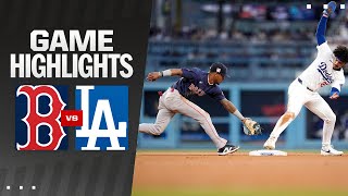 Red Sox vs Dodgers Game Highlights 71924  MLB Highlights [upl. by Aicad]