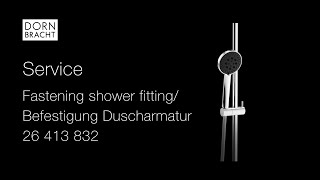 Fastening shower fitting  Dornbracht [upl. by David381]