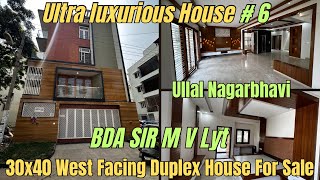 Ultra luxurious 30x40 West Fac’g Duplex House For SaleUllal NagarbhaviHouse For Sale In Bangalore [upl. by Nalim467]