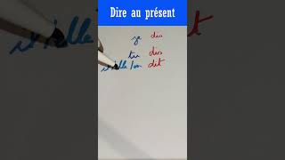 Verbe dire au présent français conjugaison éducation french [upl. by Healy]