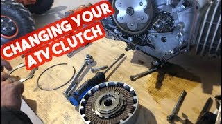 Changing the Clutch on the Venom Motorsports MadixGrizzly ATVs [upl. by Adnim456]