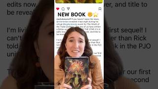 NEW PERCY JACKSON BOOK percyjackson thesunandthestar rickriordan unclaimeddemigod pjo booktube [upl. by Rorie]