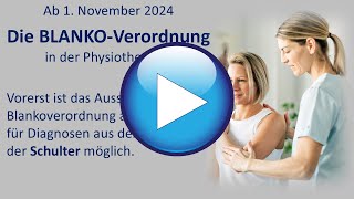 Blankoverordnung in der Physiotherapie [upl. by Bergstein548]