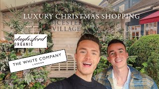 LUXURY CHRISTMAS SHOPPING BICESTER VILLAGE  Country Homeware White Company Daylesford  TobysHome [upl. by Adorl]