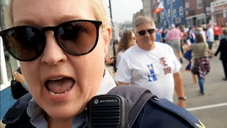 officer pootie pants aka Sandra wall attacked me so lets film her [upl. by Nolahs257]