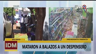 Mataron a balazos a un despensero en Presidente Franco [upl. by Hpeosj]