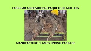 FABRICAR ABRAZADERAS PAQUETE DE MUELLES [upl. by Drofhsa]