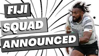 Fiji Squad Named for Rugby World Cup 2023 [upl. by Jackie]