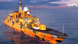 FS Aquitaine D650 French Stealth Frigate  Small amp Good Speed  Modern Warships Gameplay [upl. by Ssyla420]