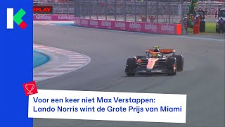 Brit en beetje Belg Lando Norris wint voor het eerst Formule 1wedstrijd [upl. by Prochoras]