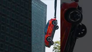 Highest car bungee jump  65 metres 213 ft 3 in by Nissan France 🚗 [upl. by Sigfried]