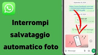 Come disattivare il salvataggio automatico delle foto nella galleria di WhatsApp [upl. by Eunice]