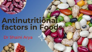 Anti Nutritional Factors in FoodsLegumesPulses [upl. by Nenad234]