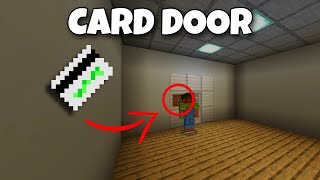 Unlocking the Future Key Card Door with Command Blocks Tutorial [upl. by Charline]