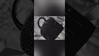 Diy decorating 🤍🖤a old bag👜 craftykanchan diy decorating ytshorts [upl. by Danas]