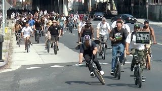 BMX In The Streets Of Los Angeles  The Street Series 2016 [upl. by Akinal]