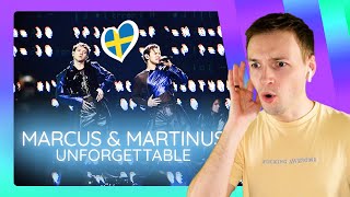 MARCUS amp MARTINUS with quotUnforgettablequot at Melodifestivalen 2024 I reacted to their live performance [upl. by Iand]