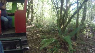 narrow gauge train ride behind cab 4k [upl. by Sinne611]