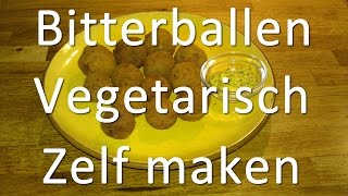 Vegetarische bitterballen  Recept  Zelf maken [upl. by Haeli]