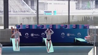 Olympic diver goes viral [upl. by Anniram]