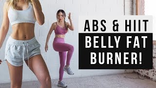 Belly Fat Burner Workout  20 MIN ABS amp HIIT CARDIO Workout At Home  No Jumping alt [upl. by Neill]