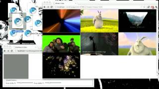 Video mosaic with HTML5 canvas [upl. by Eiramlirpa169]