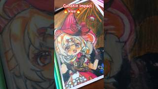 🔥drawing klee from Genshin impact🔥art anime dawing klee genshinimpact pencildrawing pencil [upl. by Jolenta]